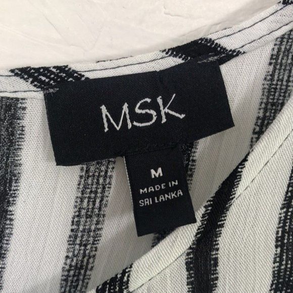 MSK women black/white dress size M, NWT - Picture 8 of 11